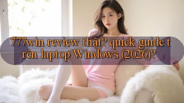 777win review thật quick guide trên laptop Windows (2026)