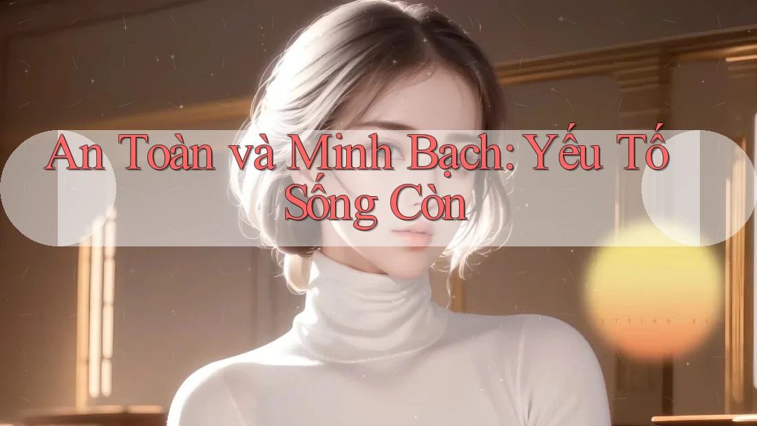 An Toàn và Minh Bạch: Yếu Tố Sống Còn An Toàn và Minh Bạch: Yếu Tố Sống Còn