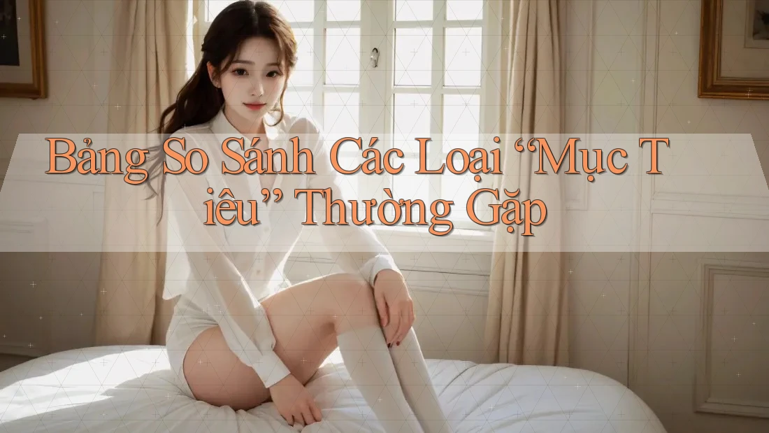 Bảng So Sánh Các Loại “Mục Tiêu” Thường Gặp Bảng So Sánh Các Loại “Mục Tiêu” Thường Gặp