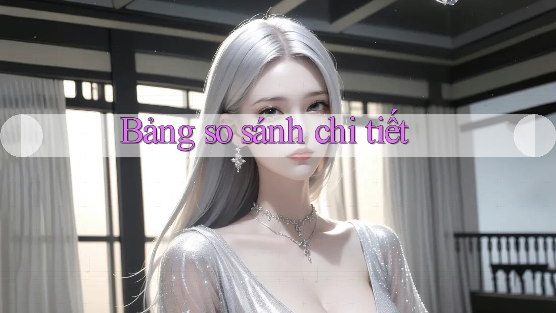 Bảng so sánh chi tiết Bảng so sánh chi tiết
