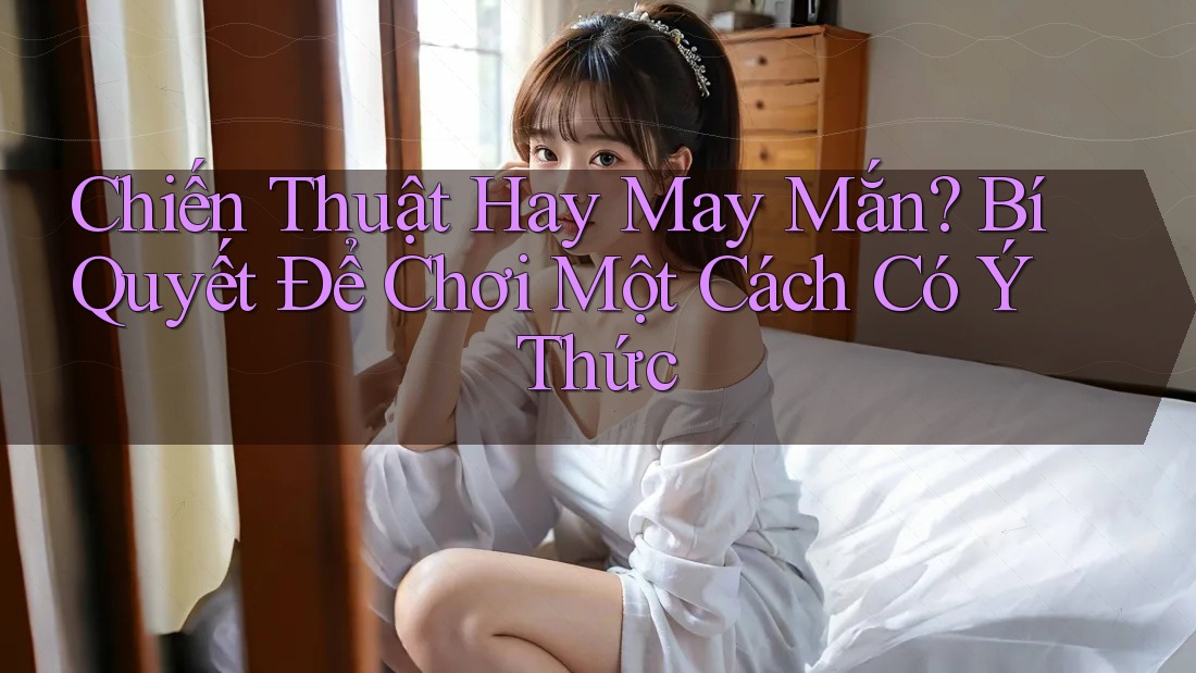 Chiến Thuật Hay May Mắn? Bí Quyết Để Chơi Một Cách Có Ý Thức Chiến Thuật Hay May Mắn? Bí Quyết Để Chơi Một Cách Có Ý Thức