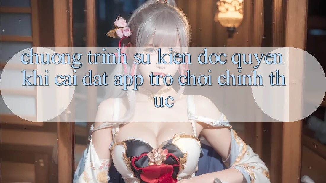 Chương Trình Sự kiện Độc Quyền Khi Cài đặt App Trò chơi Chính Thức Chương Trình Sự kiện Độc Quyền Khi Cài đặt App Trò chơi Chính Thức