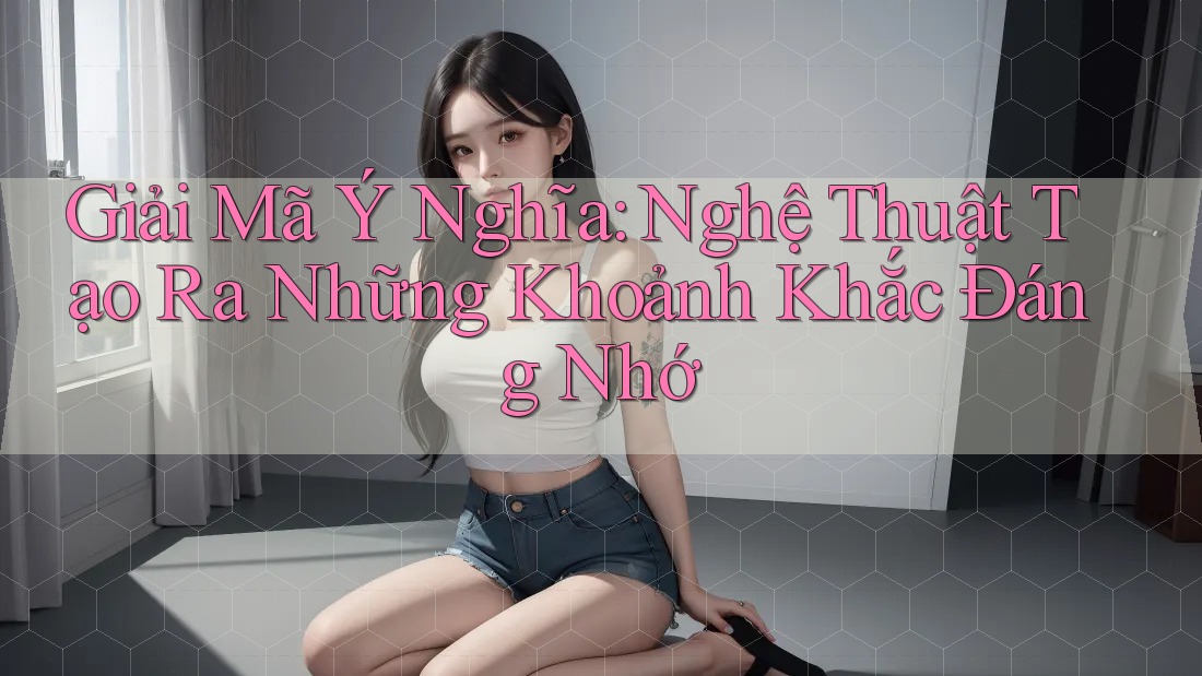Giải Mã Ý Nghĩa: Nghệ Thuật Tạo Ra Những Khoảnh Khắc Đáng Nhớ Giải Mã Ý Nghĩa: Nghệ Thuật Tạo Ra Những Khoảnh Khắc Đáng Nhớ