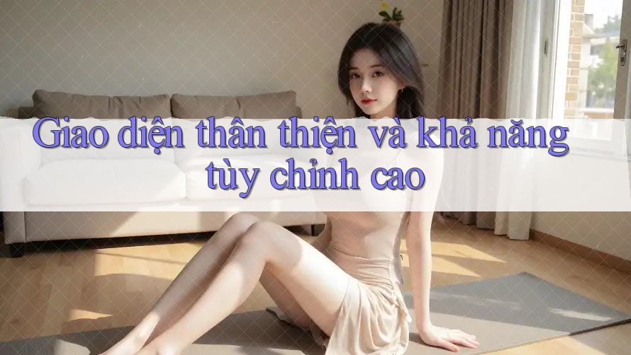 Giao diện thân thiện và khả năng tùy chỉnh cao Giao diện thân thiện và khả năng tùy chỉnh cao