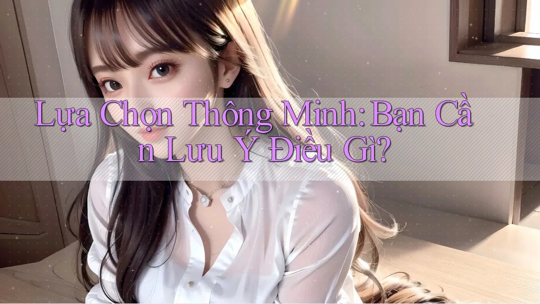 Lựa Chọn Thông Minh: Bạn Cần Lưu Ý Điều Gì? Lựa Chọn Thông Minh: Bạn Cần Lưu Ý Điều Gì?