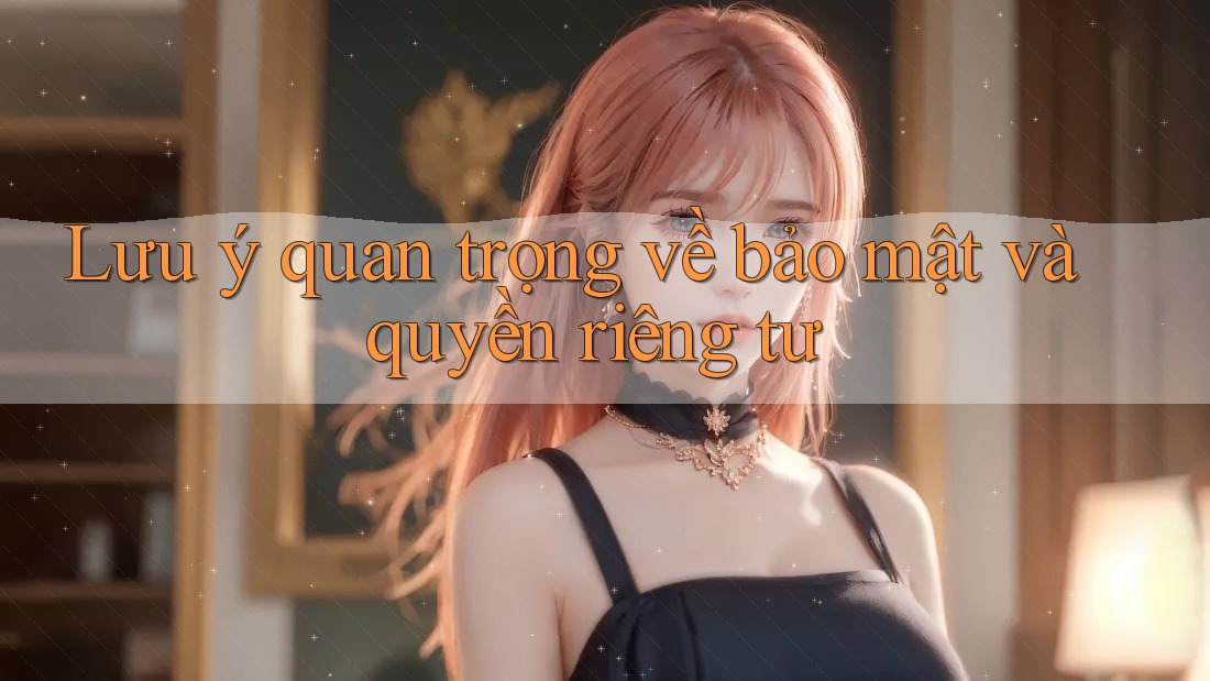 Lưu ý quan trọng về bảo mật và quyền riêng tư Lưu ý quan trọng về bảo mật và quyền riêng tư