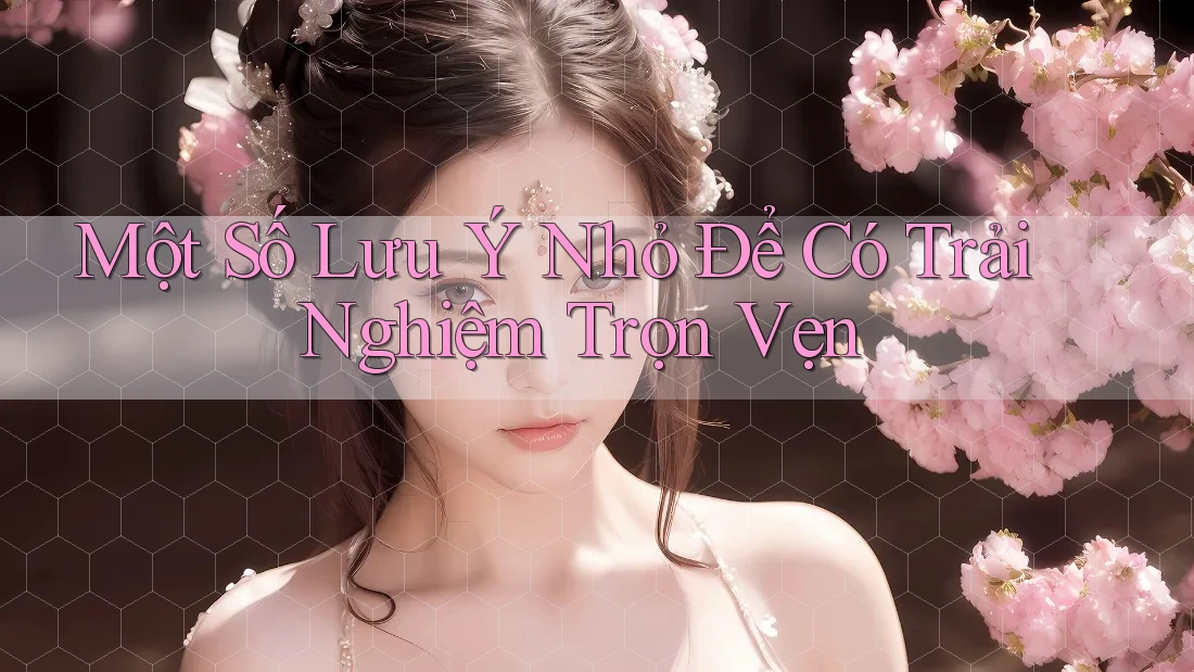 Một Số Lưu Ý Nhỏ Để Có Trải Nghiệm Trọn Vẹn Một Số Lưu Ý Nhỏ Để Có Trải Nghiệm Trọn Vẹn