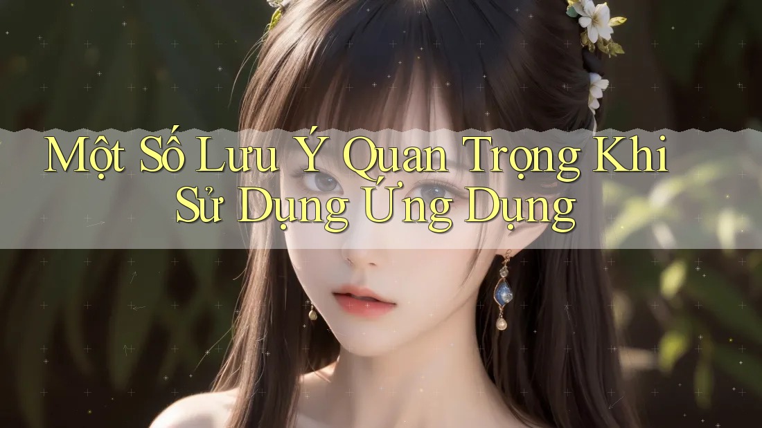 Một Số Lưu Ý Quan Trọng Khi Sử Dụng Ứng Dụng Một Số Lưu Ý Quan Trọng Khi Sử Dụng Ứng Dụng