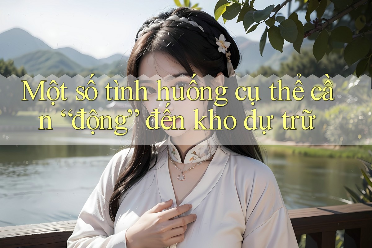 Một số tình huống cụ thể cần “động” đến kho dự trữ Một số tình huống cụ thể cần “động” đến kho dự trữ