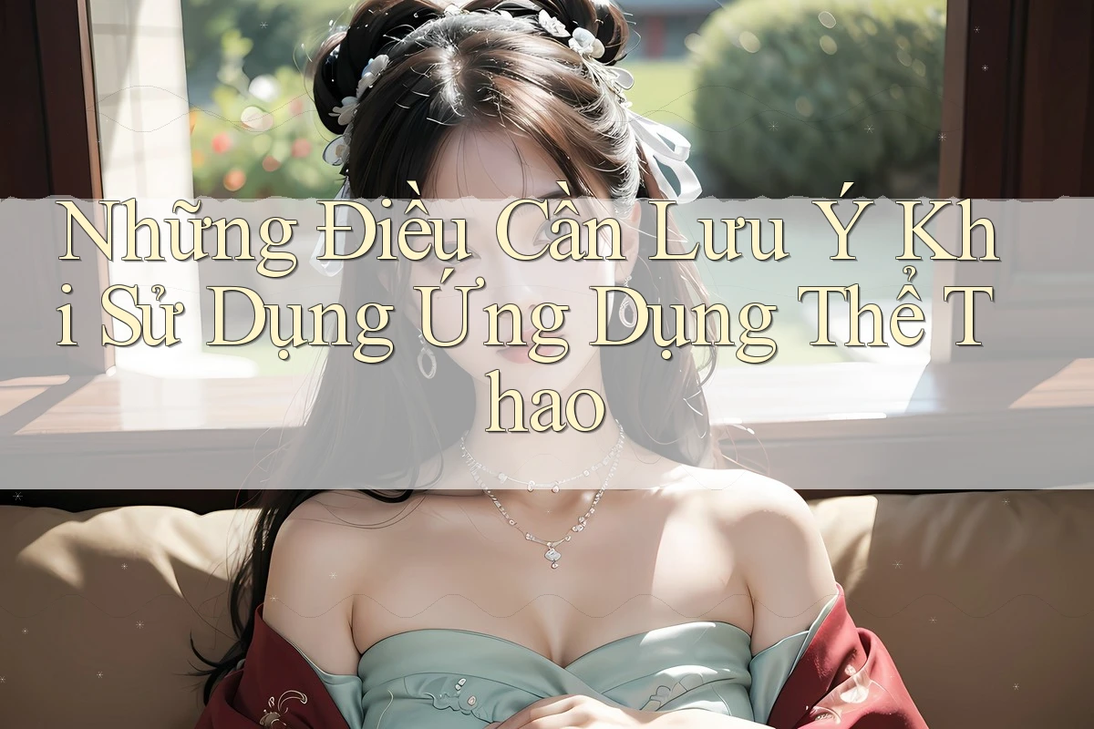 Những Điều Cần Lưu Ý Khi Sử Dụng Ứng Dụng Thể Thao Những Điều Cần Lưu Ý Khi Sử Dụng Ứng Dụng Thể Thao