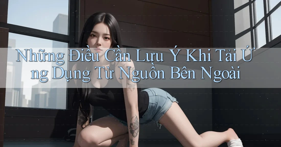 Những Điều Cần Lưu Ý Khi Tải Ứng Dụng Từ Nguồn Bên Ngoài