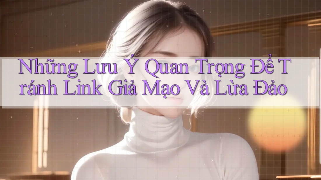 Những Lưu Ý Quan Trọng Để Tránh Link Giả Mạo Và Lừa Đảo Những Lưu Ý Quan Trọng Để Tránh Link Giả Mạo Và Lừa Đảo