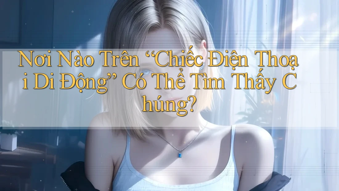 Nơi Nào Trên “Chiếc Điện Thoại Di Động” Có Thể Tìm Thấy Chúng?