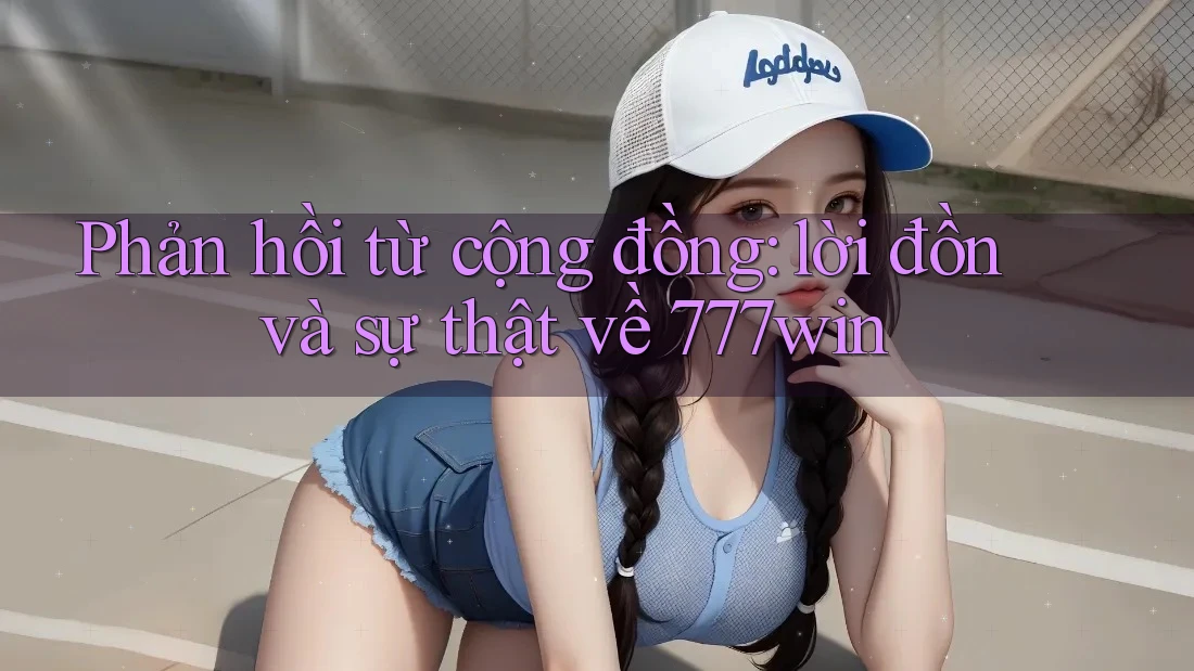 Phản hồi từ cộng đồng: lời đồn và sự thật về 777win Phản hồi từ cộng đồng: lời đồn và sự thật về 777win