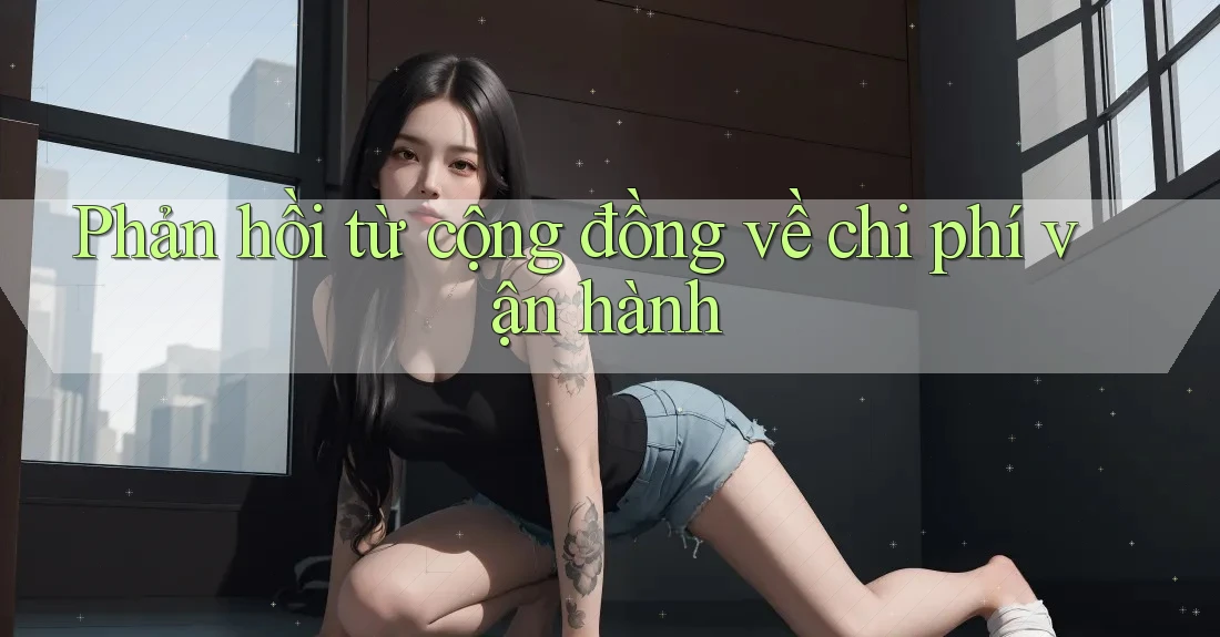 Phản hồi từ cộng đồng về chi phí vận hành Phản hồi từ cộng đồng về chi phí vận hành