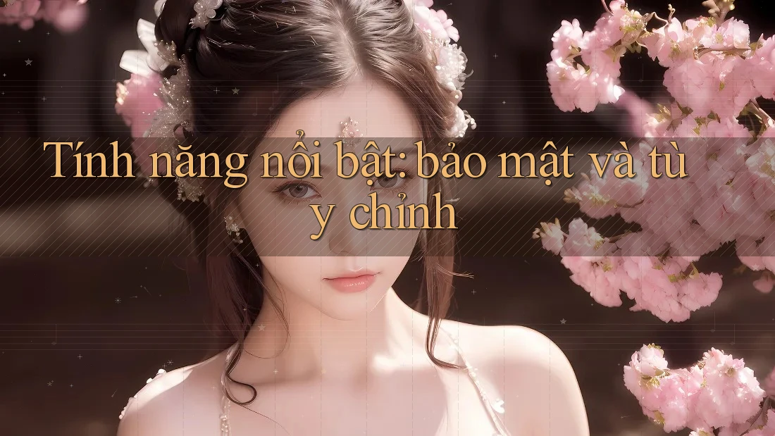 Tính năng nổi bật: bảo mật và tùy chỉnh Tính năng nổi bật: bảo mật và tùy chỉnh