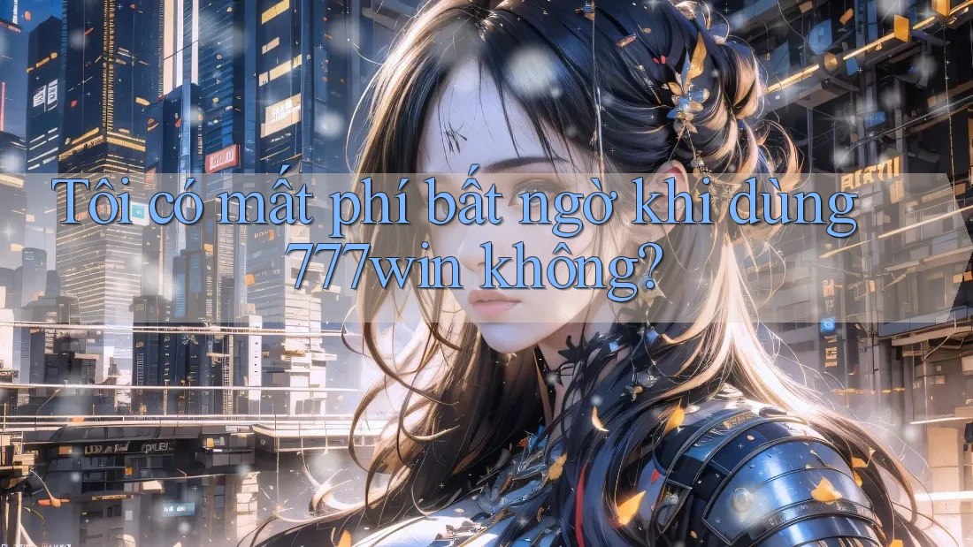 Tôi có mất phí bất ngờ khi dùng 777win không? Tôi có mất phí bất ngờ khi dùng 777win không?
