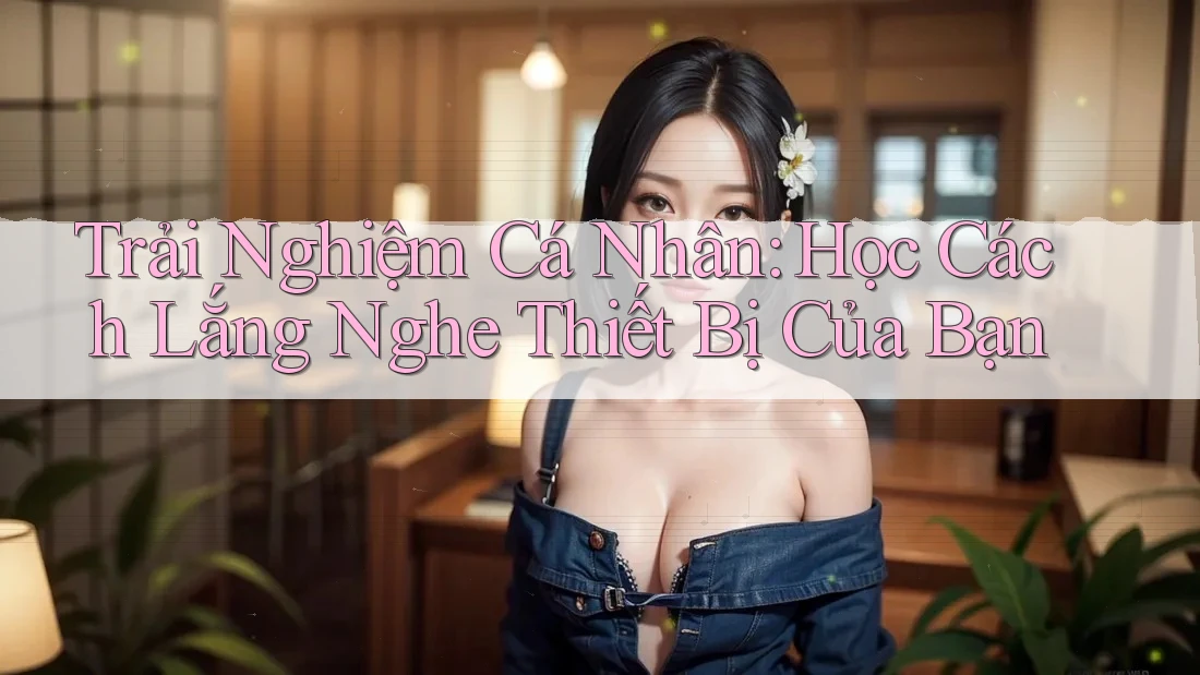 Trải Nghiệm Cá Nhân: Học Cách Lắng Nghe Thiết Bị Của Bạn Trải Nghiệm Cá Nhân: Học Cách Lắng Nghe Thiết Bị Của Bạn